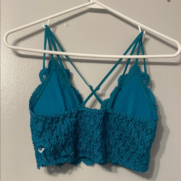 Teal Lace Bralette - Picture 3 of 5
